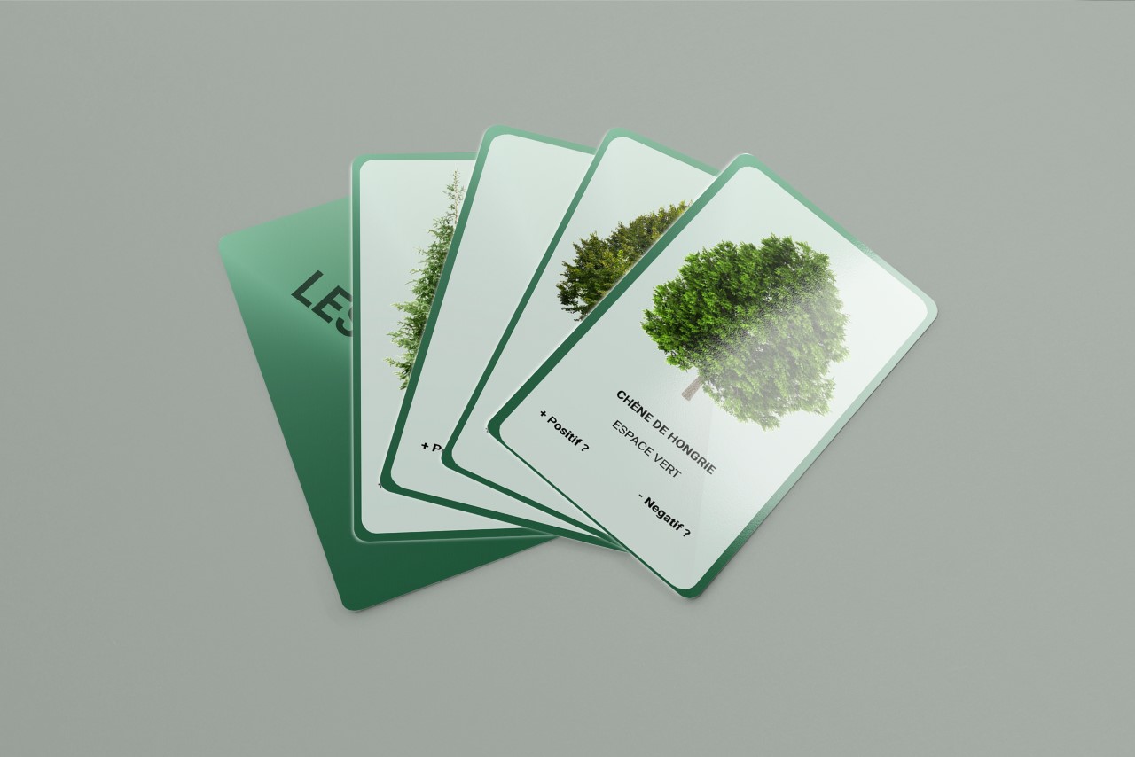 Mockup du jeu de carte pour les ateliers de co-construction avec les habitants