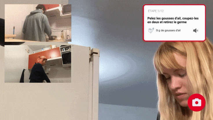 Version téléphone de l'interface