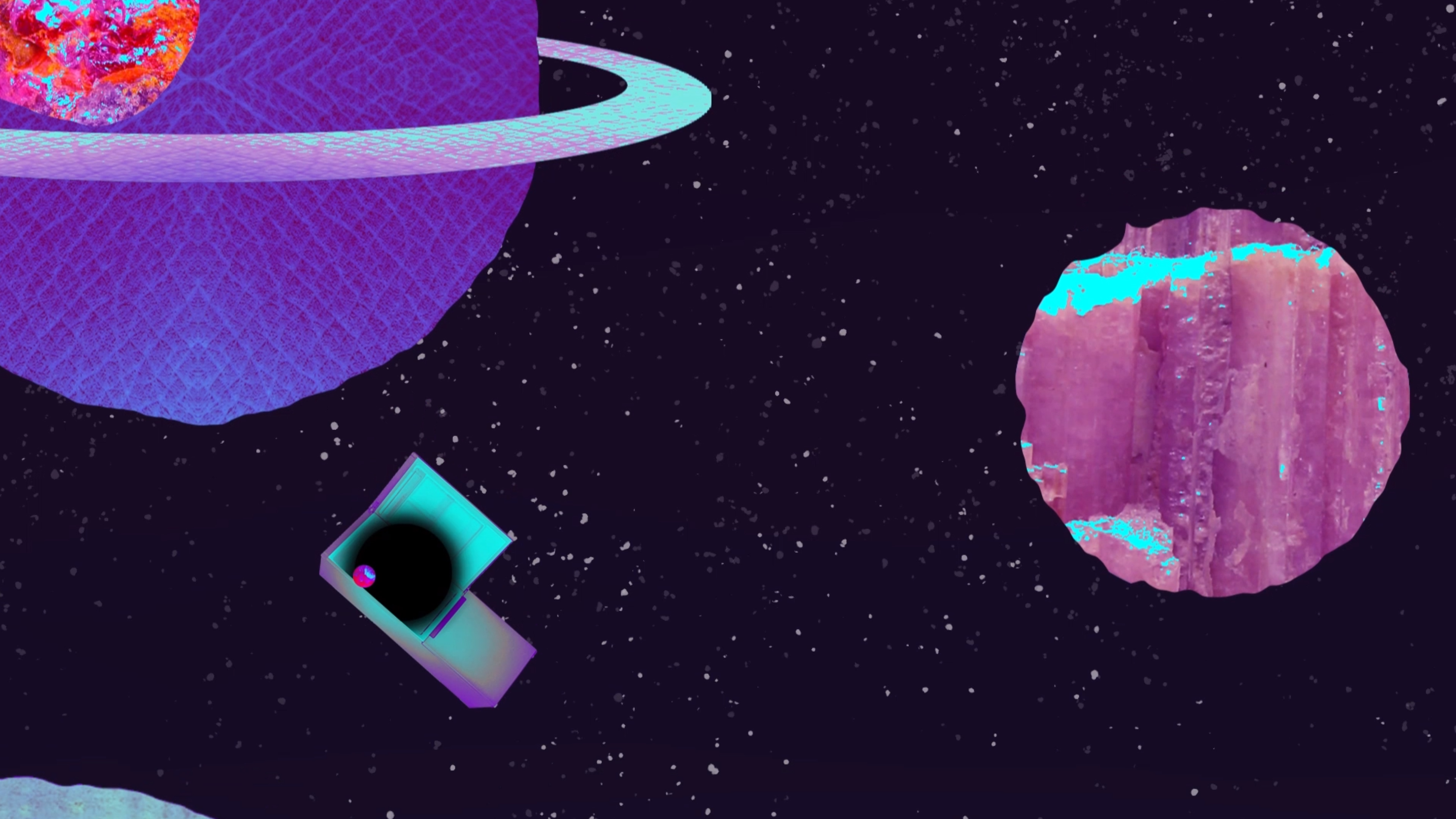 Quelques planètes dans l'espace